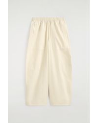 COS - Cotton Barrel-Leg Utility Pants - Lyst