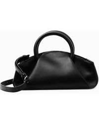 COS - Fold Micro Tote - Leather - Lyst