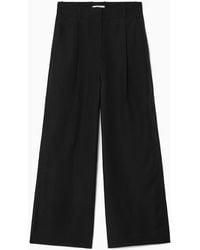 COS - Elegante Hose Aus Leinen-mix - Lyst