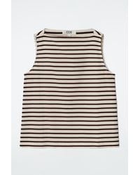 COS - Boat-Neck Tank Top - Lyst