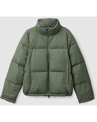 COS Cropped Puffer Jacket - Green