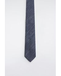 COS - Denim-Effect Silk-Cotton Tie - Lyst