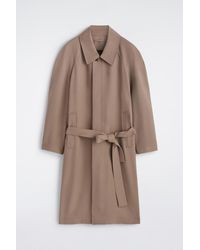 COS - Fluid Twill Car Coat - Lyst