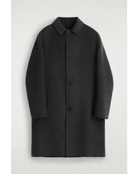 COS - Double-Faced Wool Long Car Coat - Lyst