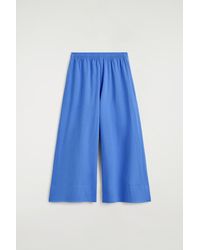 COS - Seersucker Culottes - Lyst
