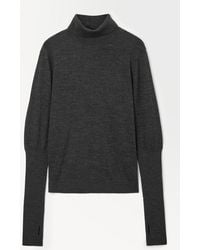 COS - The Wool Roll-neck Jumper - Lyst