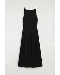 COS - Contrast-Panel Maxi Dress - Lyst