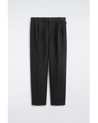 COS - Pleated Wool-Blend Relaxed-Fit Tapered Pants - Lyst