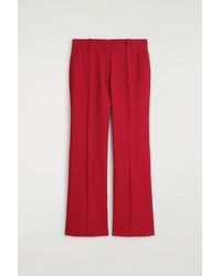 COS - Wool-Blend Straight-Leg Pants - Lyst