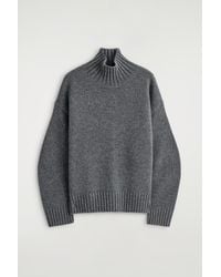 COS - Cashmere Funnel-Neck Sweater - Lyst