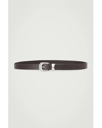 COS - Leather Western Belt - Lyst