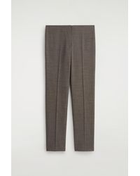 COS - Slim Wool-Blend Trousers - Lyst