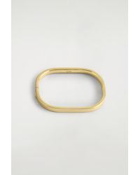 COS - Curved Rectangular Bangle - Lyst