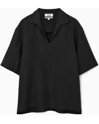 COS - Linen Resort Shirt - Lyst