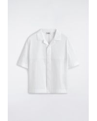 COS - Relaxed Contrast-Panel Shirt - Lyst