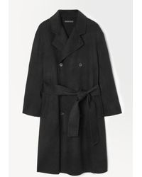 COS - The Double-breasted Wool Coat - Lyst