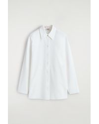 COS - Rounded Cotton-Silk Shirt - Lyst