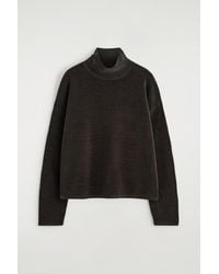 COS - Chenille Mock-Neck Sweater - Lyst
