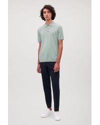 cos silk cotton polo shirt