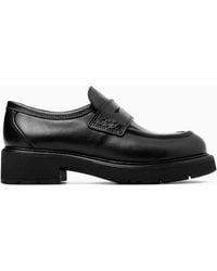 COS - Chunky Leather Penny Loafers - Lyst