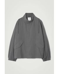 COS - Hooded Bomber Jacket - Lyst