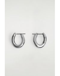 COS - Twisted Hoop Earrings - Lyst