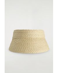 COS - Woven Paper Visor - Lyst