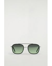 COS - Round-Frame Aviator Sunglasses - Lyst