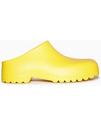 COS Square-toe Moulded Clogs - Yellow