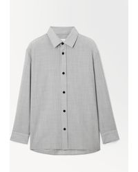 COS - The Tailored Wool Shirt - Lyst
