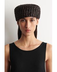 COS - Raffia Barett - Lyst