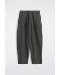 COS - Pleated Relaxed-Fit Barrel-Leg Pants - Lyst