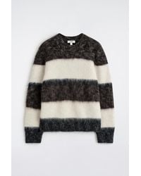 COS - Colour-Block Mohair Crew-Neck Jumper - Lyst