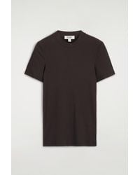 COS - Crepe-Jersey T-Shirt - Lyst