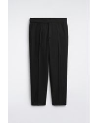 COS - Pantalon Fuselé En Laine À Ceinture De Smoking - Lyst