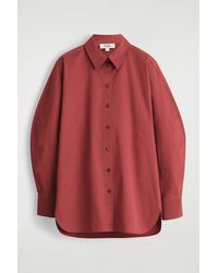 COS - Rounded Pima Cotton Shirt - Lyst