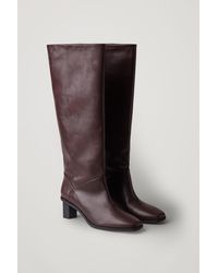 cos sculptural boots