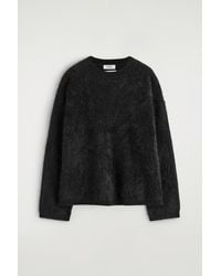 COS - Brushed-Cashmere Crew-Neck Sweater - Lyst