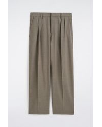 COS - Wool-Blend Relaxed-Fit Wide-Leg Trousers - Lyst