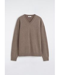 COS - Cashmere V-Neck Sweater - Lyst