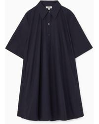 COS - A-line Mini Shirt Dress - Lyst