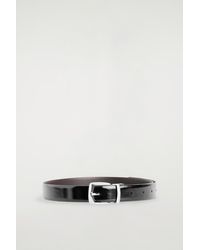 COS - Reversible Leather Belt - Lyst