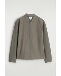 COS - Nylon-Panelled Bomber Jacket - Lyst