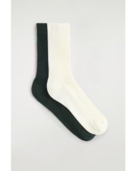 COS - Chaussettes Côtelées - Lyst