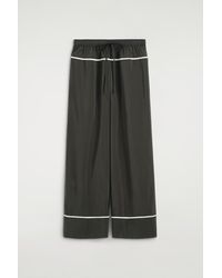 COS - Contrast-Piped Straight-Leg Pants - Lyst