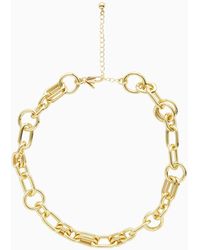 COS Layered Chain Necklace - Metallic