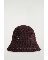 COS - Crochet Bucket Hat - Lyst