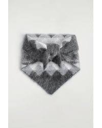 COS - Fair Isle Brushed-Cashmere Scarf - Lyst