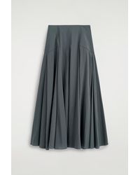 COS Utility A-line Maxi Skirt in Blue | Lyst