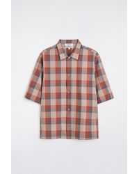 COS - Checked Wool-Blend Shirt - Lyst